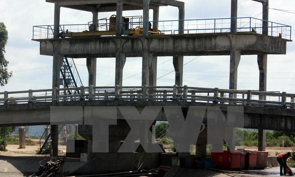 A salt instrusion prevention system in Kien Giang (Photo: VNA)